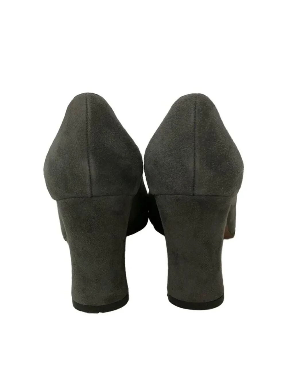 Chanel Pumps 36 Gray Camellia Heel